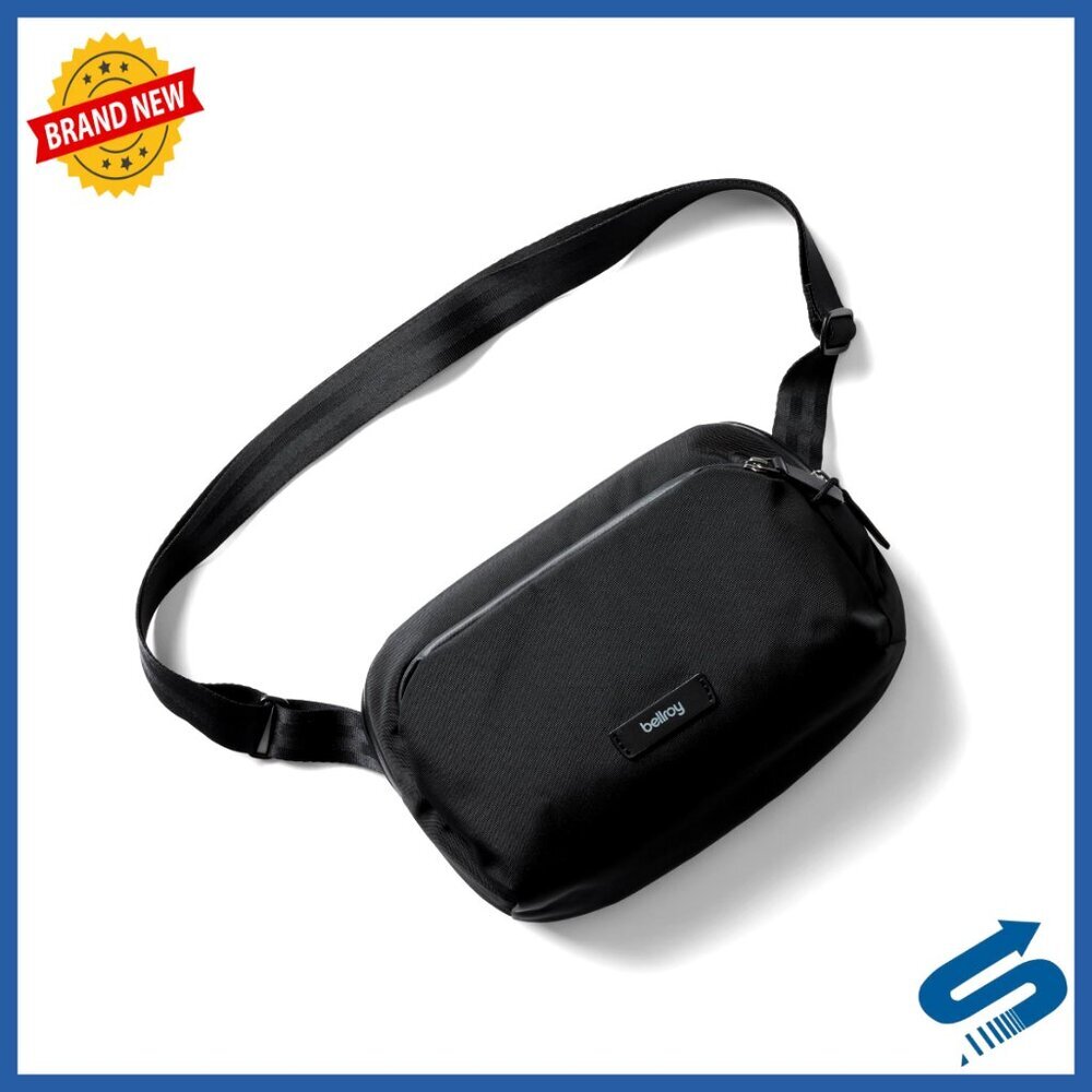 5L Travel Crossbody Sling Bag with Weather-Resistant Design & Organization